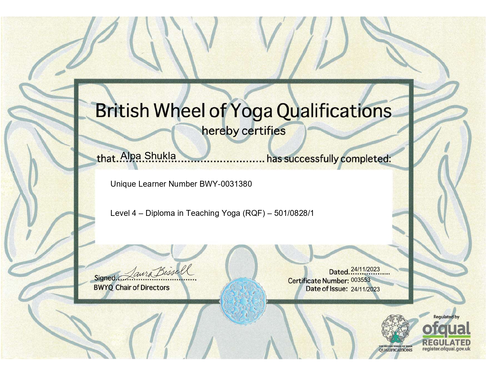 Diploma In Teaching Yoga